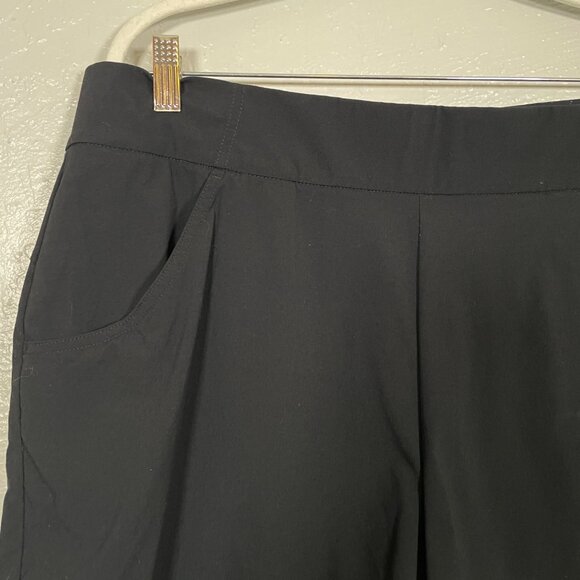Columbia Women Plus Size 1X Black Anytime Casual Shorts Omni Shield Shade Pocket - Picture 3 of 7